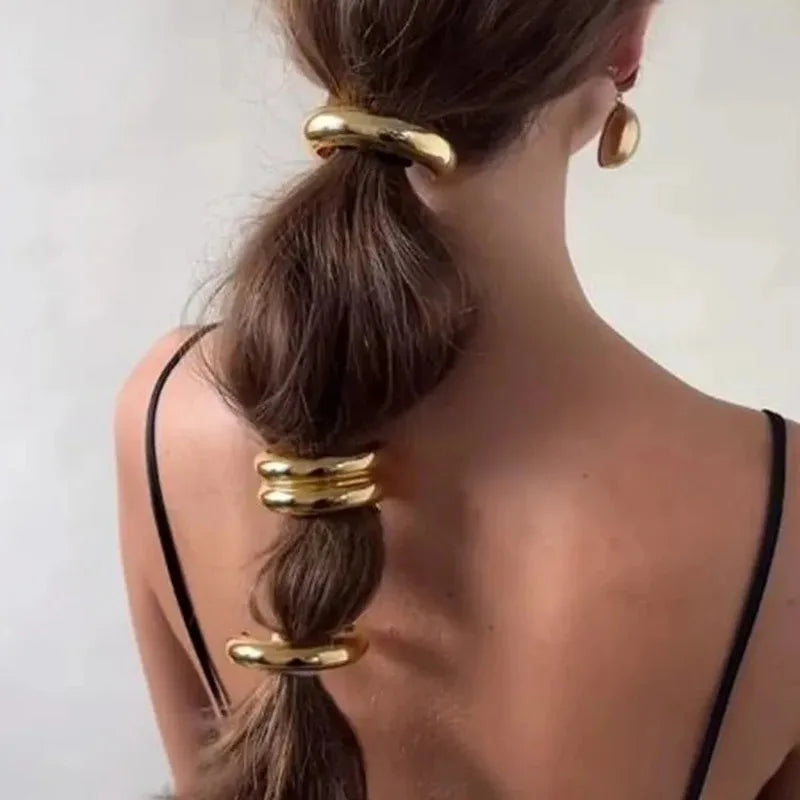 Vintage Metal Large Fashion  Arch  Ponytail Hair Accessories