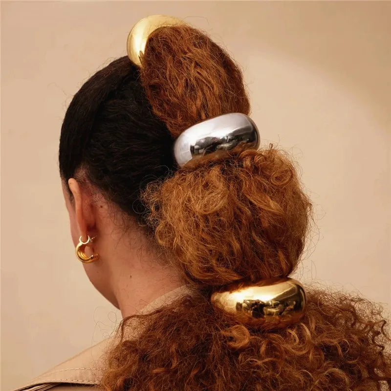 Vintage Metal Large Fashion  Arch  Ponytail Hair Accessories