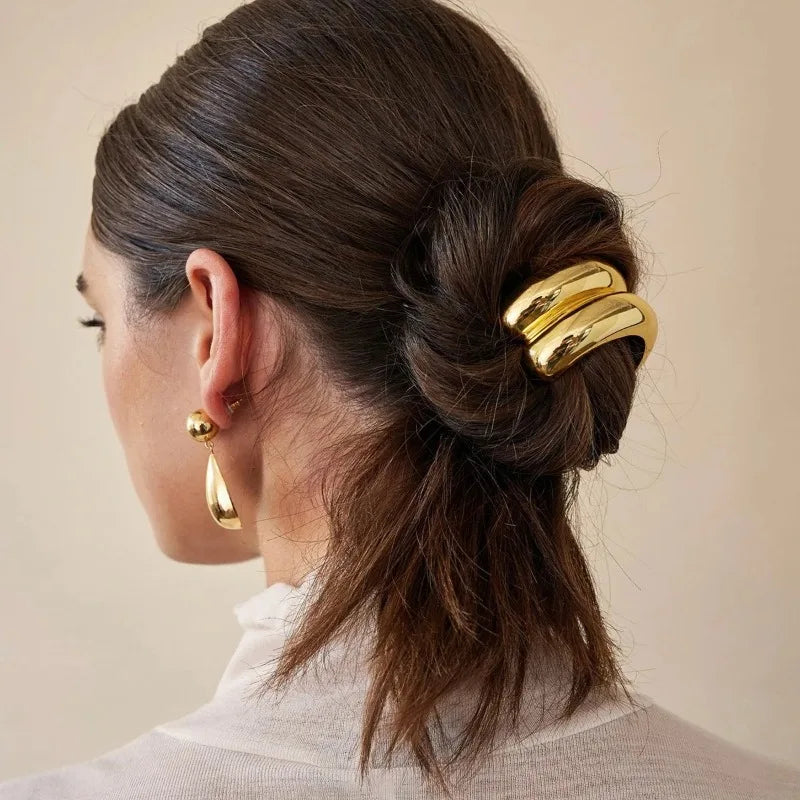 Vintage Metal Large Fashion  Arch  Ponytail Hair Accessories