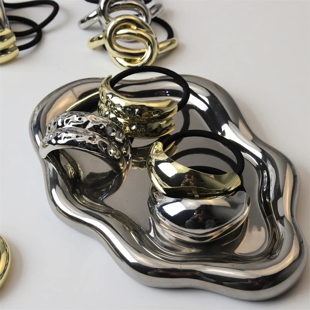 Vintage Metal Large Fashion  Arch  Ponytail Hair Accessories
