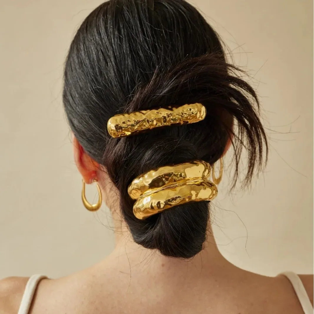 Large Golden Arch Hair Ties