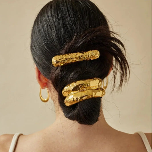 Large Golden Arch Hair Ties