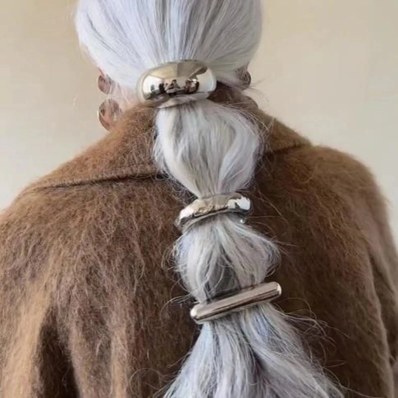 Large Golden Arch Hair Ties
